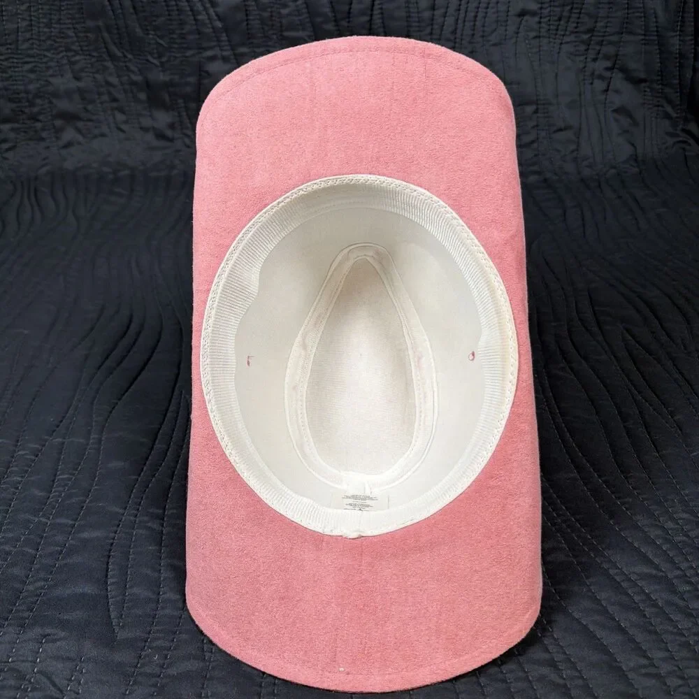 Rising Star Toddler Pink Faux Suede Cowgirl Cowboy Hat Western Costume
